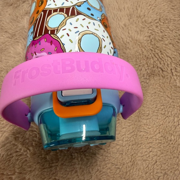 FrostBuddy 32oz Insulated Water Bottle Chug Straw Lid Leak Proof - Picture 3 of 5